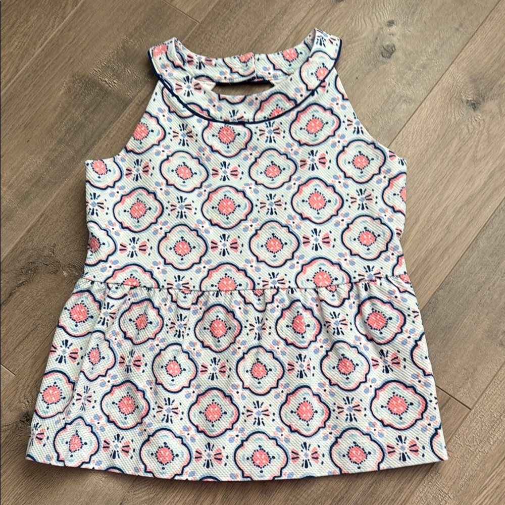 Janie and Jack Tank Top - Pink and Blue